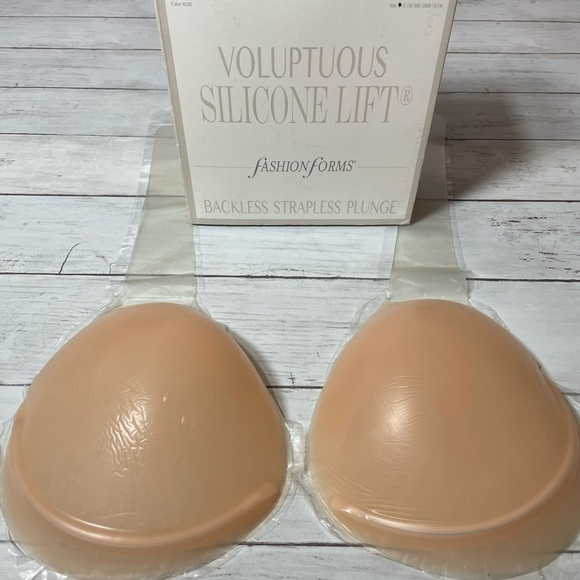 Fashion Forms Voluptuous Silicone Lift Backless Strapless Plunge B DDD - Picture 7 of 15